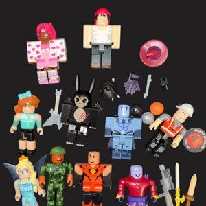 Lot‎ Of 10 Roblox Action Figures With Accessories no codes